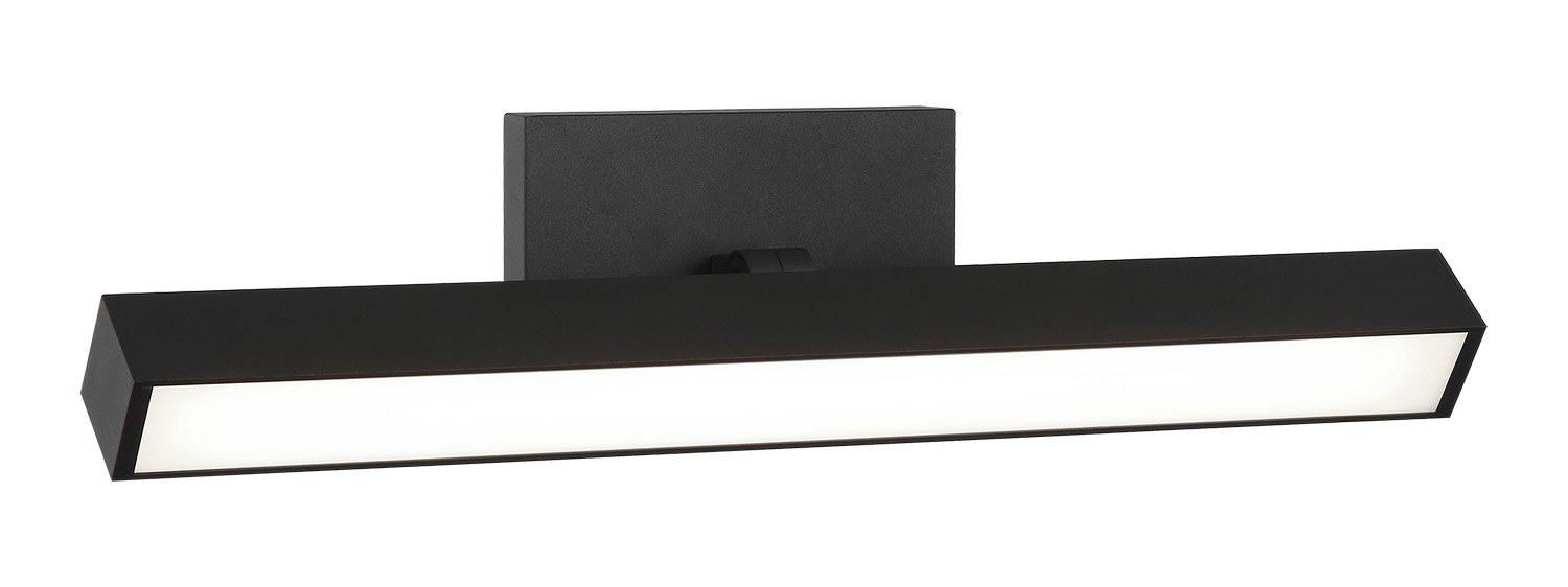 Matteo Lighting S12918MB Parallel LED 18 inch Matte Black Wall Sconce Wall Light