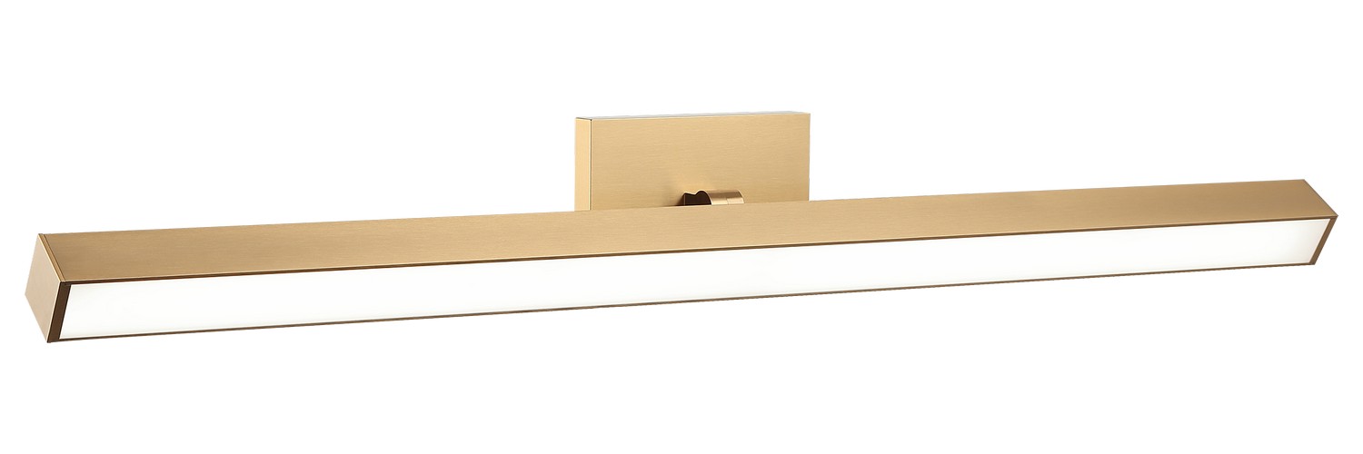 Matteo Lighting S12933AG Parallel LED 32.75 inch Aged Gold Brass Wall Sconce Wall Light