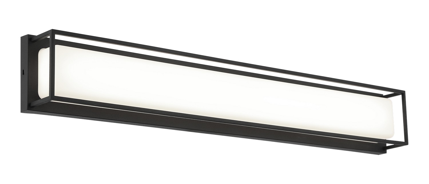 Matteo Lighting S13430MB Thornstone LED 30 inch Matte Black Wall Sconce Wall Light