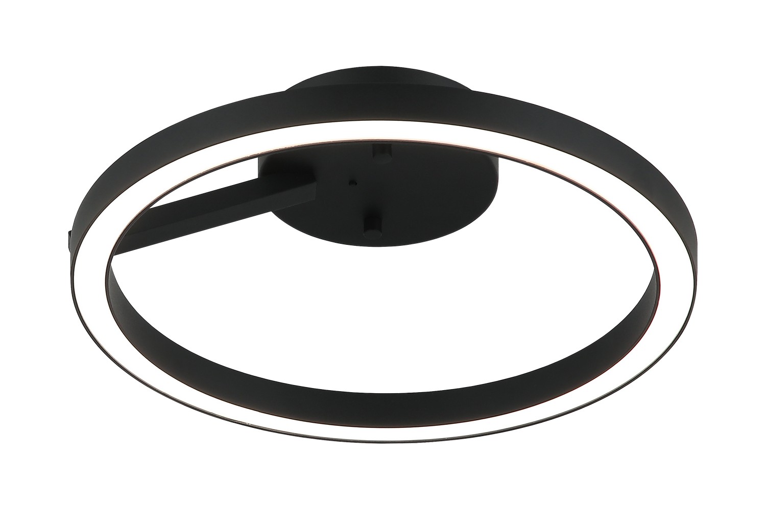 Matteo Lighting X36712MB The Trundle LED 12 inch Matte Black Flush Mount Ceiling Light