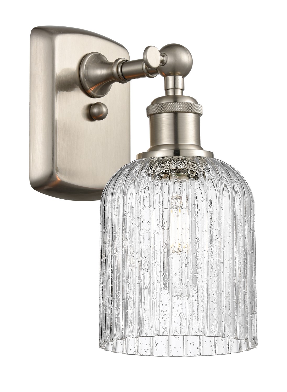 One Light Wall Sconce by Innovations - Ballston Collection, Brushed Satin Nickel Finish - 516-1W-SN-G559-5SDY