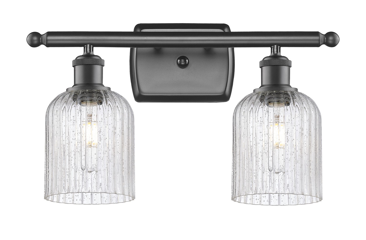 Two Light Bath Vanity by Innovations - Ballston Collection, Oil Rubbed Bronze Finish - 516-2W-OB-G559-5SDY