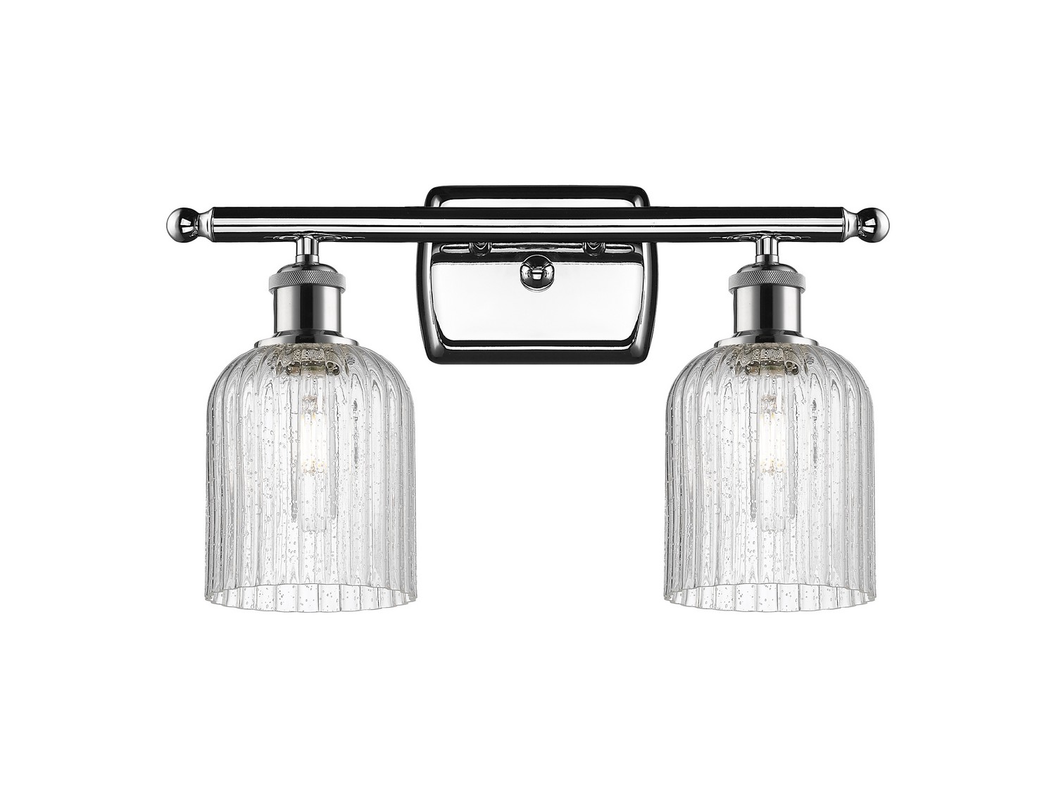 Two Light Bath Vanity by Innovations - Ballston Collection, Polished Chrome Finish - 516-2W-PC-G559-5SDY