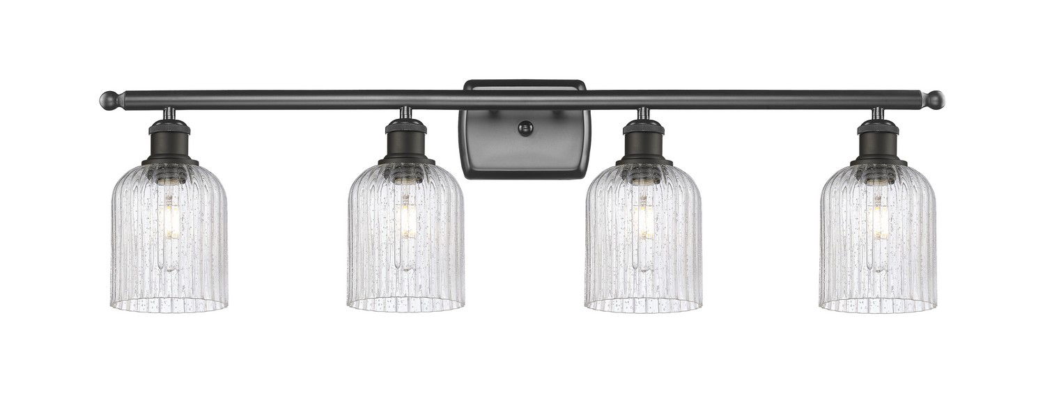 Four Light Bath Vanity by Innovations - Ballston Collection, Oil Rubbed Bronze Finish - 516-4W-OB-G559-5SDY