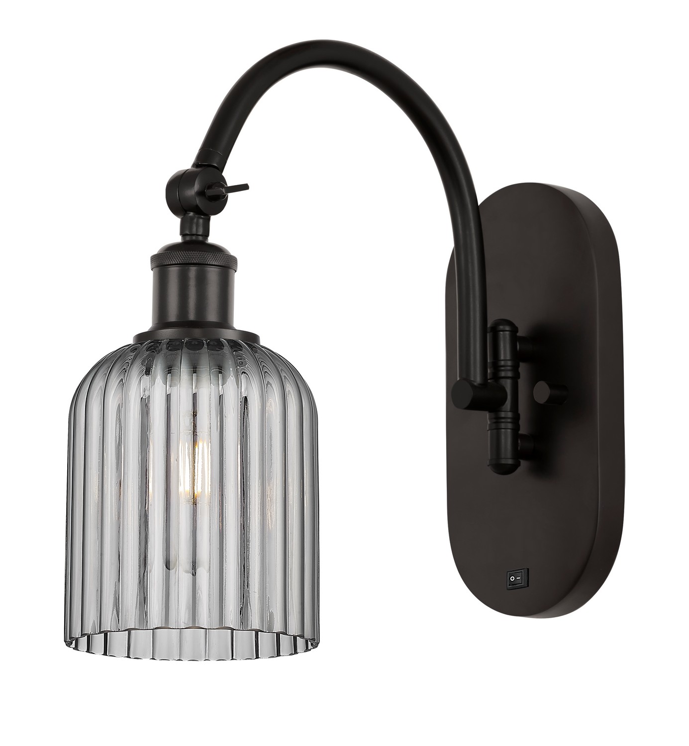 One Light Swing Arm by Innovations - Ballston Collection, Oil Rubbed Bronze Finish - 518-1W-OB-G559-5SM