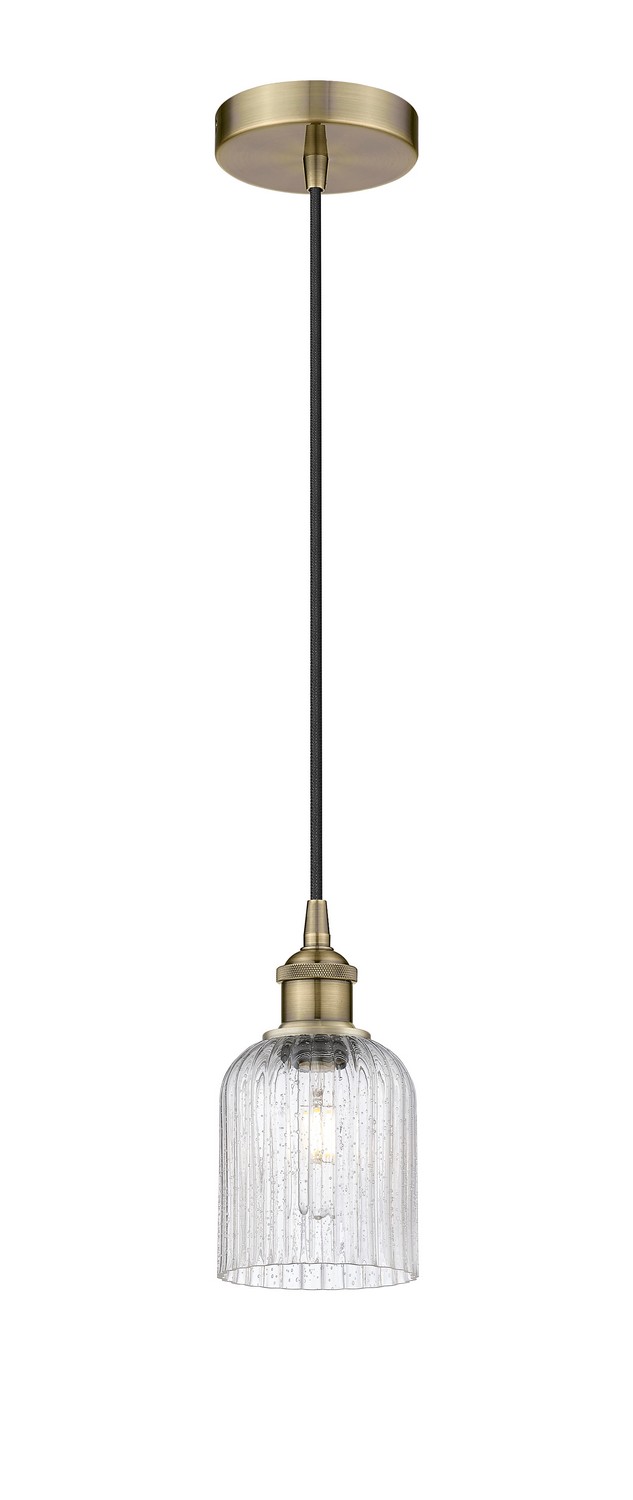 One Light Mini Pendant by Innovations - Edison Collection, Antique Brass Finish - 616-1P-AB-G559-5SDY