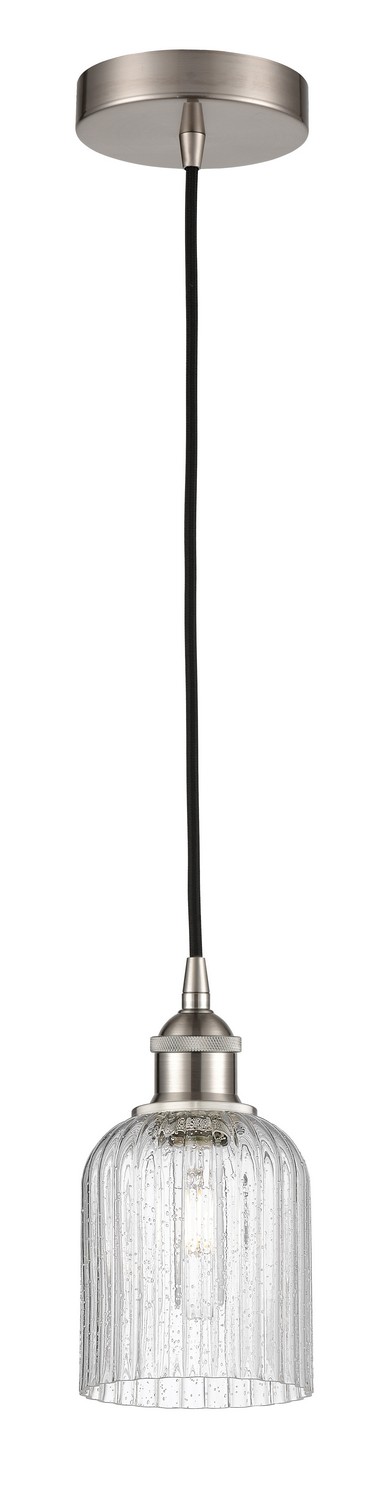 One Light Mini Pendant by Innovations - Edison Collection, Brushed Satin Nickel Finish - 616-1P-SN-G559-5SDY
