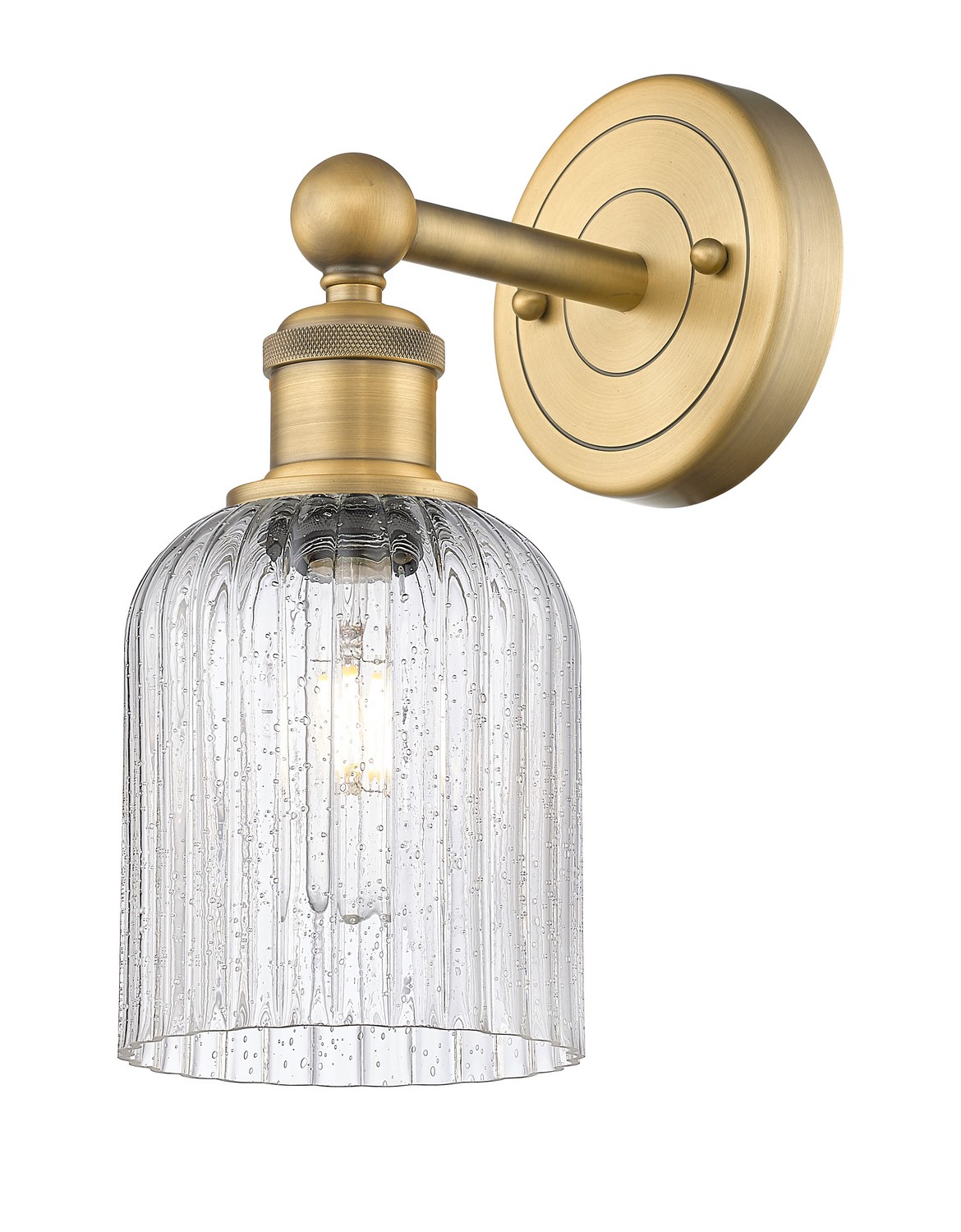 One Light Wall Sconce by Innovations - Edison Collection, Brushed Brass Finish - 616-1W-BB-G559-5SDY