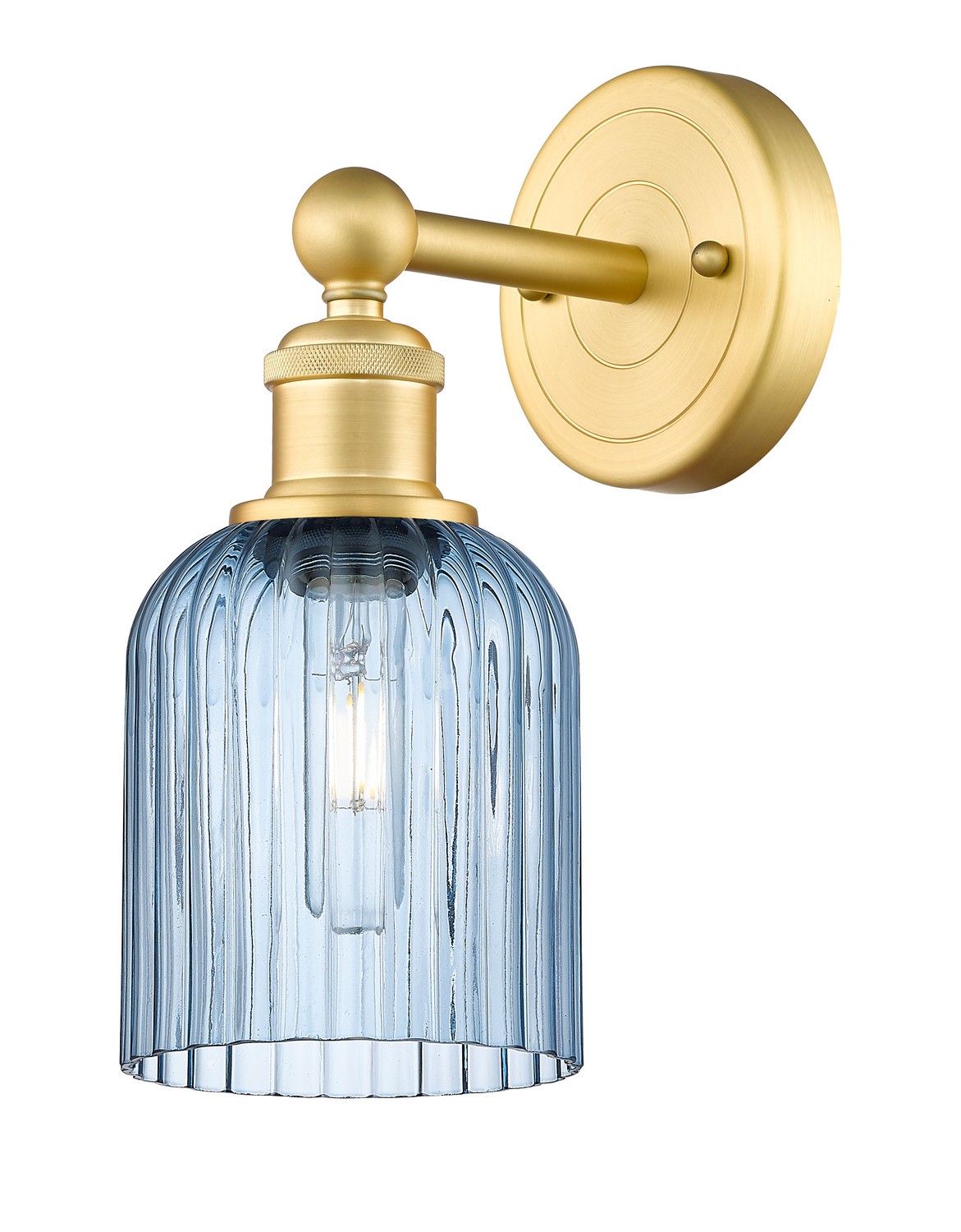 One Light Wall Sconce by Innovations - Edison Collection, Satin Gold Finish - 616-1W-SG-G559-5BL