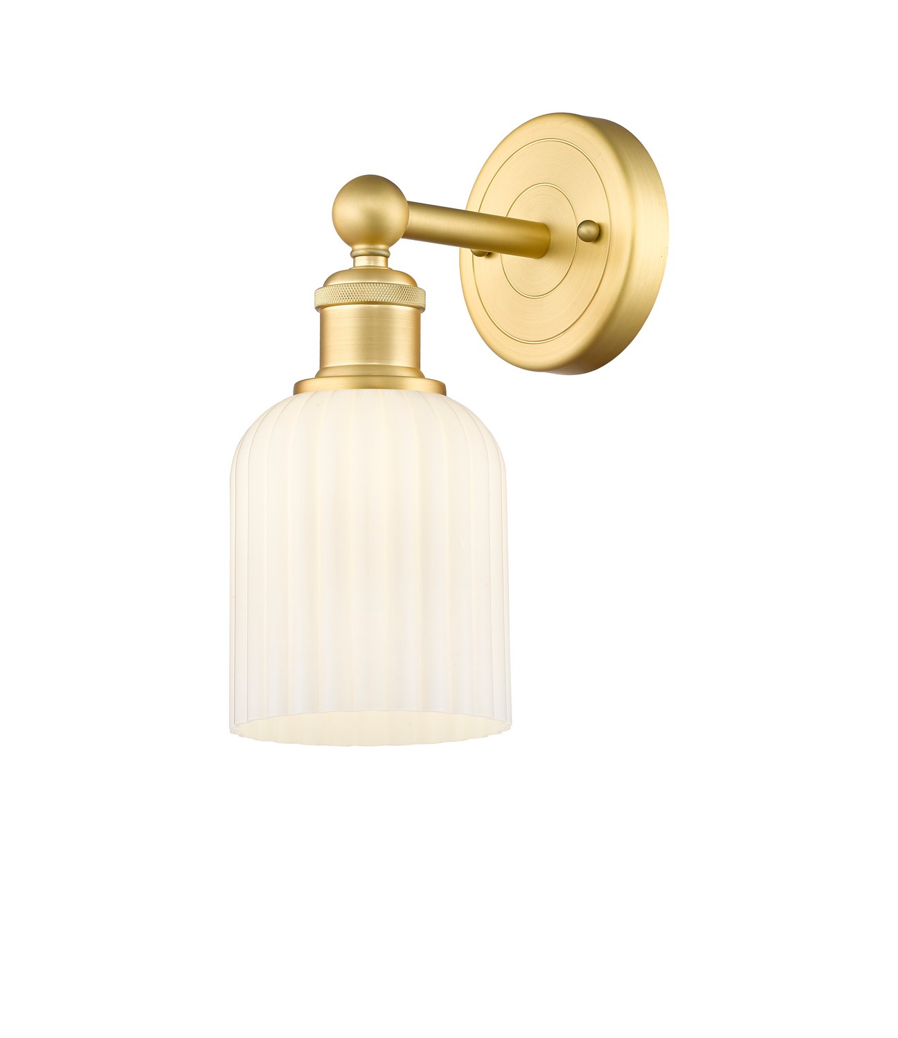 One Light Wall Sconce by Innovations - Edison Collection, Satin Gold Finish - 616-1W-SG-G559-5GWH