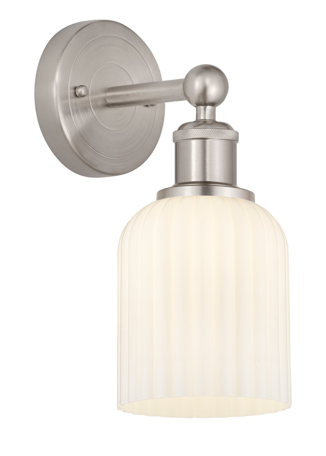 One Light Wall Sconce by Innovations - Edison Collection, Brushed Satin Nickel Finish - 616-1W-SN-G559-5GWH