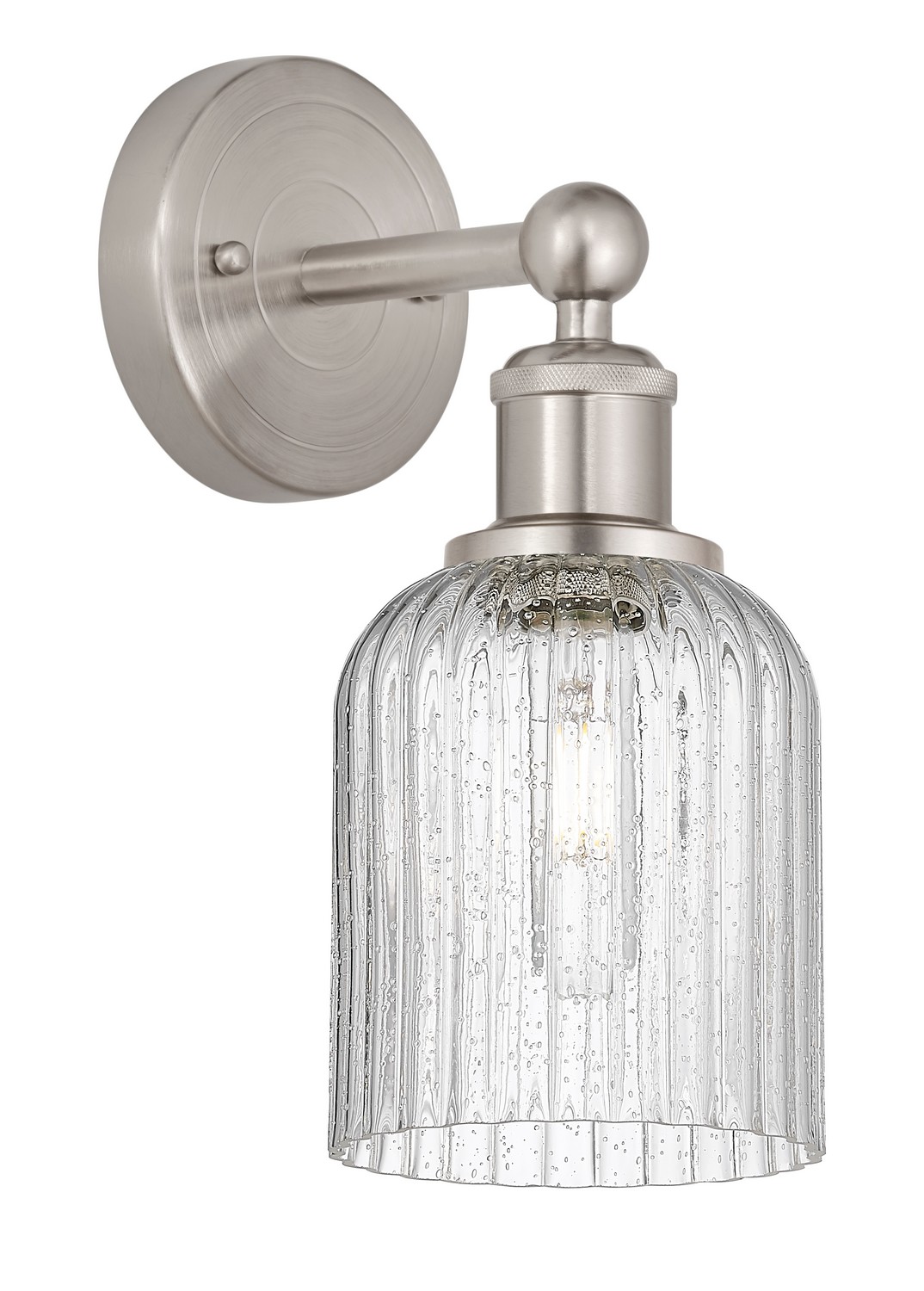 One Light Wall Sconce by Innovations - Edison Collection, Brushed Satin Nickel Finish - 616-1W-SN-G559-5SDY
