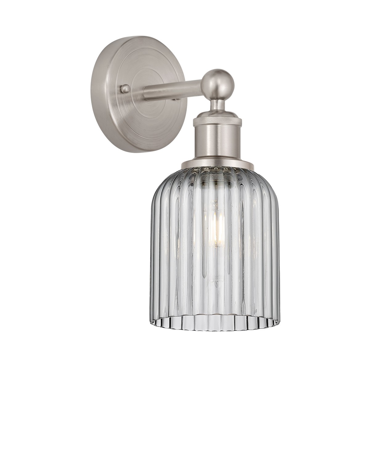One Light Wall Sconce by Innovations - Edison Collection, Brushed Satin Nickel Finish - 616-1W-SN-G559-5SM
