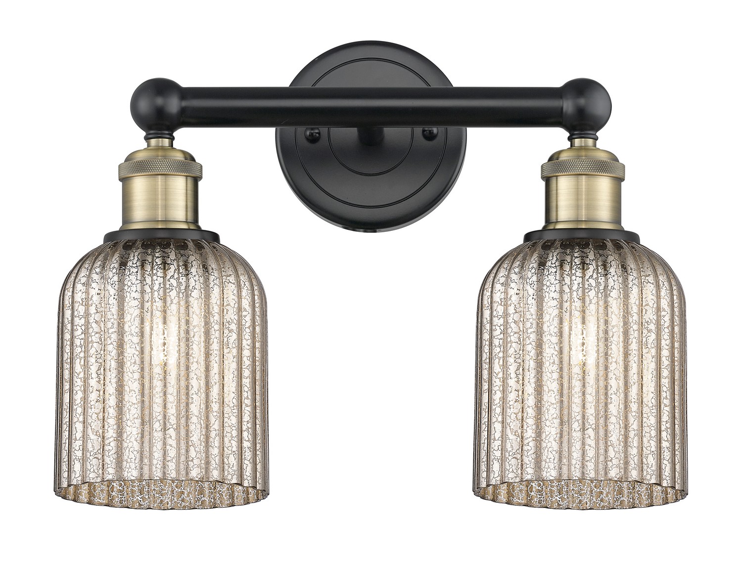 Two Light Bath Vanity by Innovations - Edison Collection, Black Antique Brass Finish - 616-2W-BAB-G559-5ME