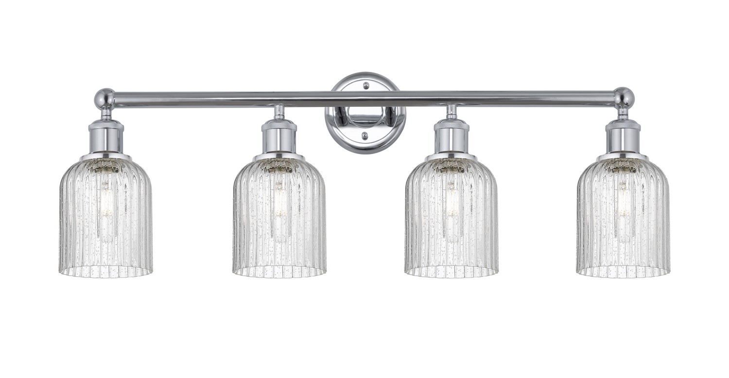 Four Light Bath Vanity by Innovations - Edison Collection, Polished Chrome Finish - 616-4W-PC-G559-5SDY