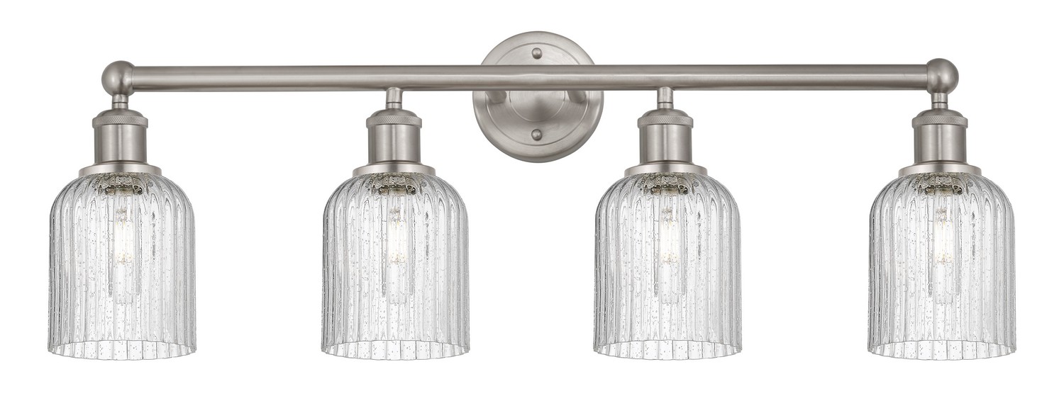 Four Light Bath Vanity by Innovations - Edison Collection, Brushed Satin Nickel Finish - 616-4W-SN-G559-5SDY