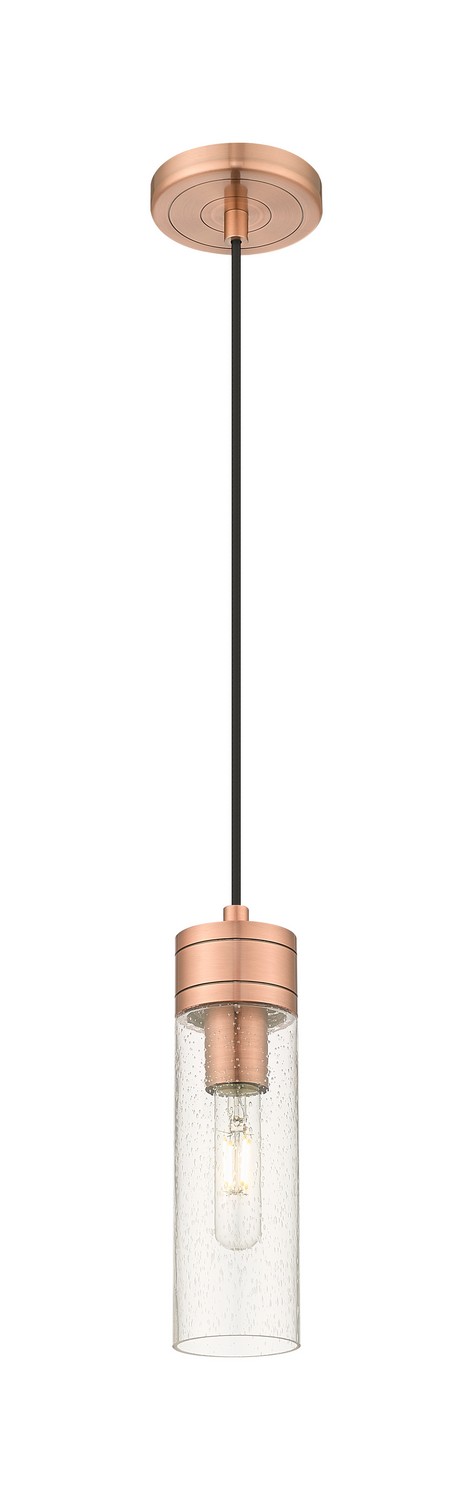 One Light Mini Pendant by Innovations - Downtown Urban Collection, Antique Copper Finish - 617-1P-AC-G617-8SDY