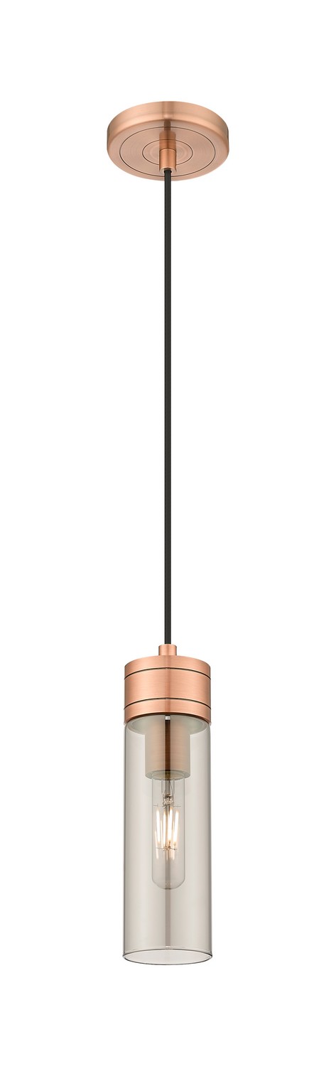 One Light Mini Pendant by Innovations - Downtown Urban Collection, Antique Copper Finish - 617-1P-AC-G617-8SM