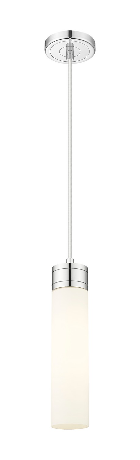One Light Mini Pendant by Innovations - Downtown Urban Collection, Polished Chrome Finish - 617-1P-PC-G617-11WH