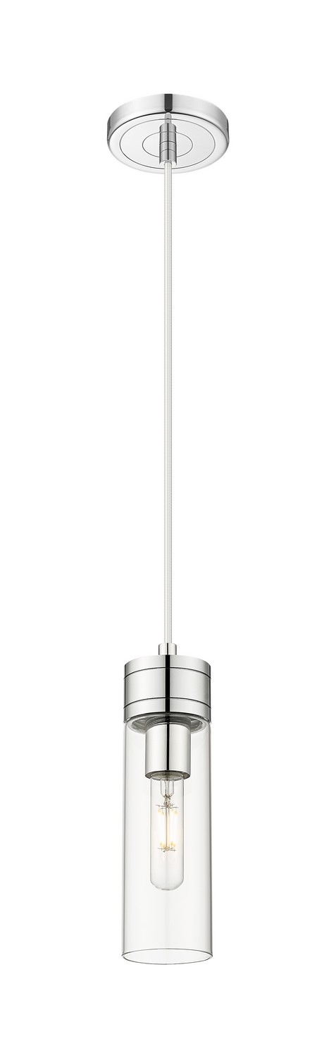 One Light Mini Pendant by Innovations - Downtown Urban Collection, Polished Chrome Finish - 617-1P-PC-G617-8CL