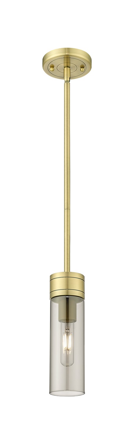 One Light Mini Pendant by Innovations - Downtown Urban Collection, Antique Brass Finish - 617-1S-AB-G617-8SM