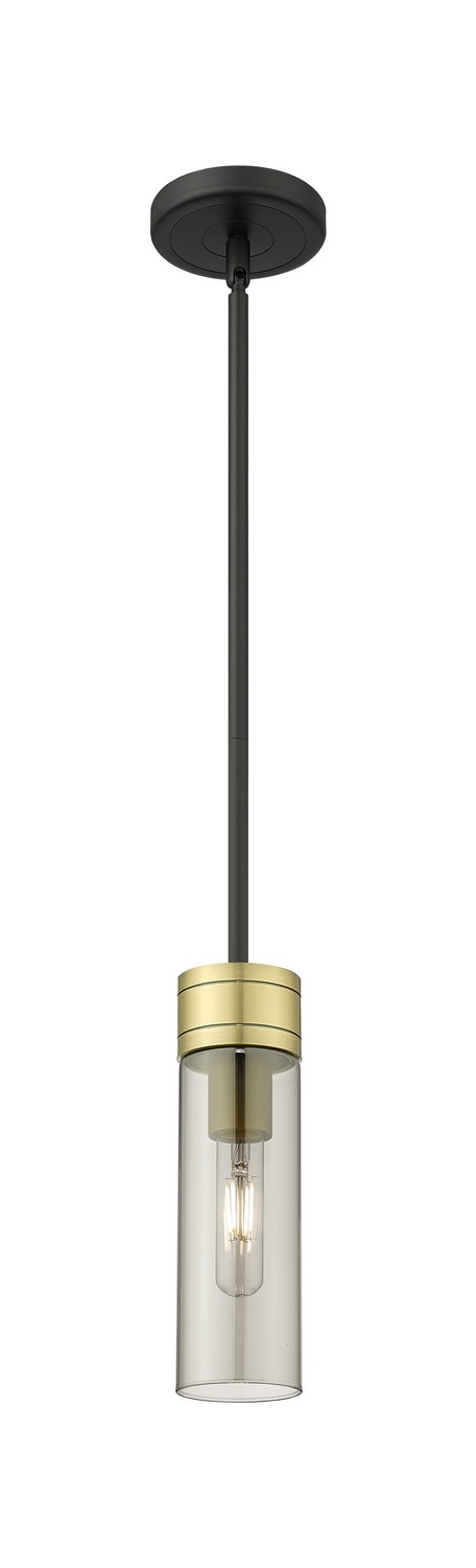 One Light Mini Pendant by Innovations - Downtown Urban Collection, Black Antique Brass Finish - 617-1S-BAB-G617-8SM