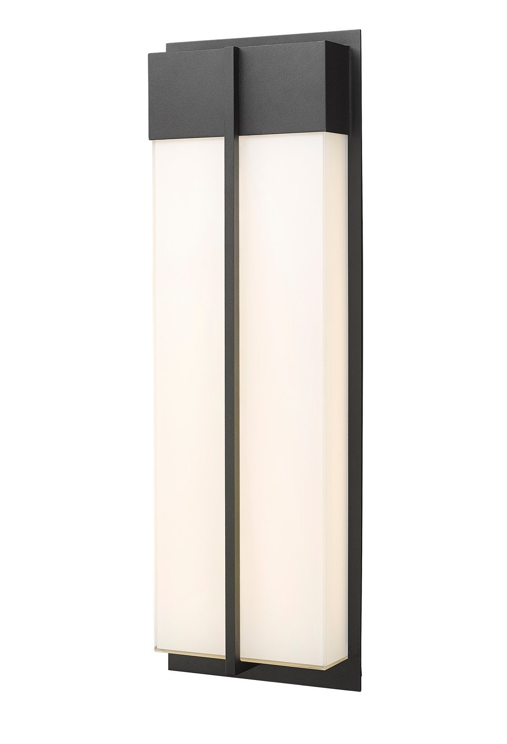 Photos - Chandelier / Lamp Z-Lite Black LED Outdoor Wall Mount from the Nyx Collection 5014B-BK-LED