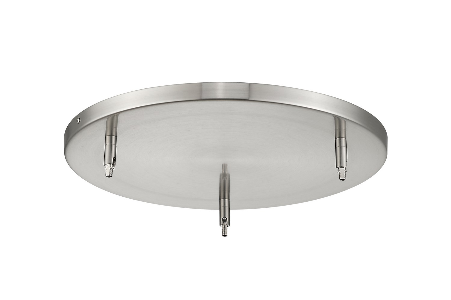 Three Light Ceiling Plate by Z-Lite - Multi Point Canopy Collection, Brushed Nickel Finish - CP1803-BN