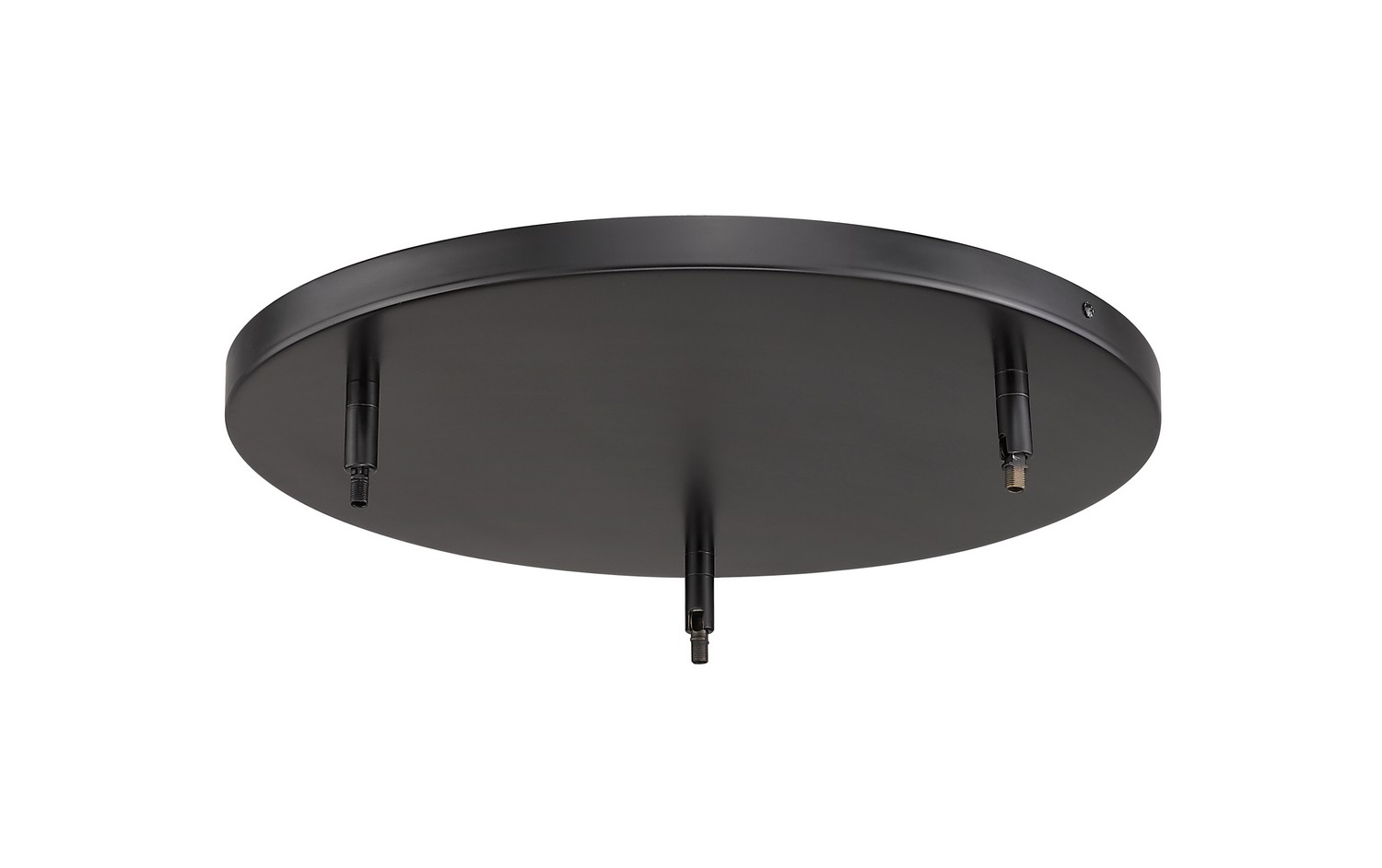Three Light Ceiling Plate by Z-Lite - Multi Point Canopy Collection, Matte Black Finish - CP1803-MB