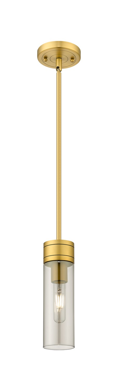 One Light Mini Pendant by Innovations - Downtown Urban Collection, Brushed Brass Finish - 617-1S-BB-G617-8SM