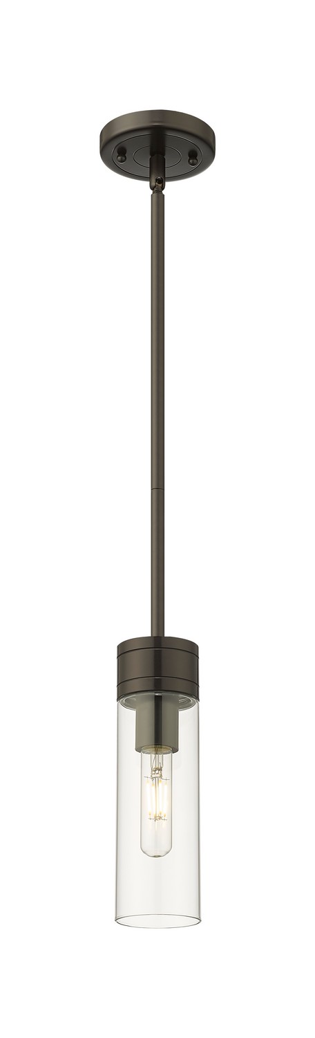 One Light Mini Pendant by Innovations - Downtown Urban Collection, Oil Rubbed Bronze Finish - 617-1S-OB-G617-8CL