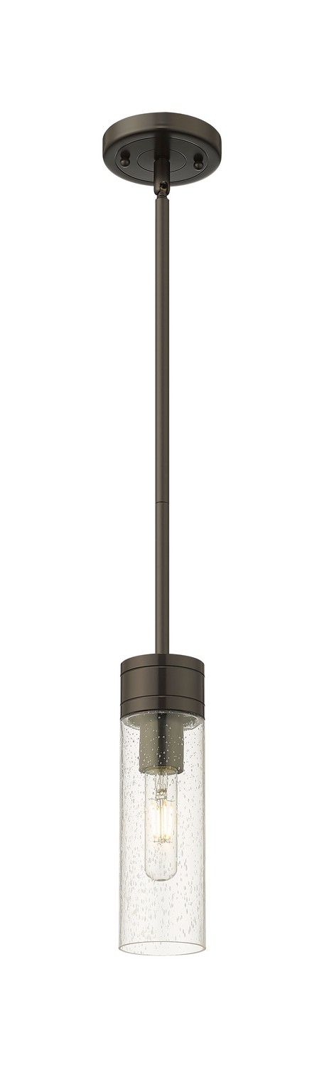 One Light Mini Pendant by Innovations - Downtown Urban Collection, Oil Rubbed Bronze Finish - 617-1S-OB-G617-8SDY