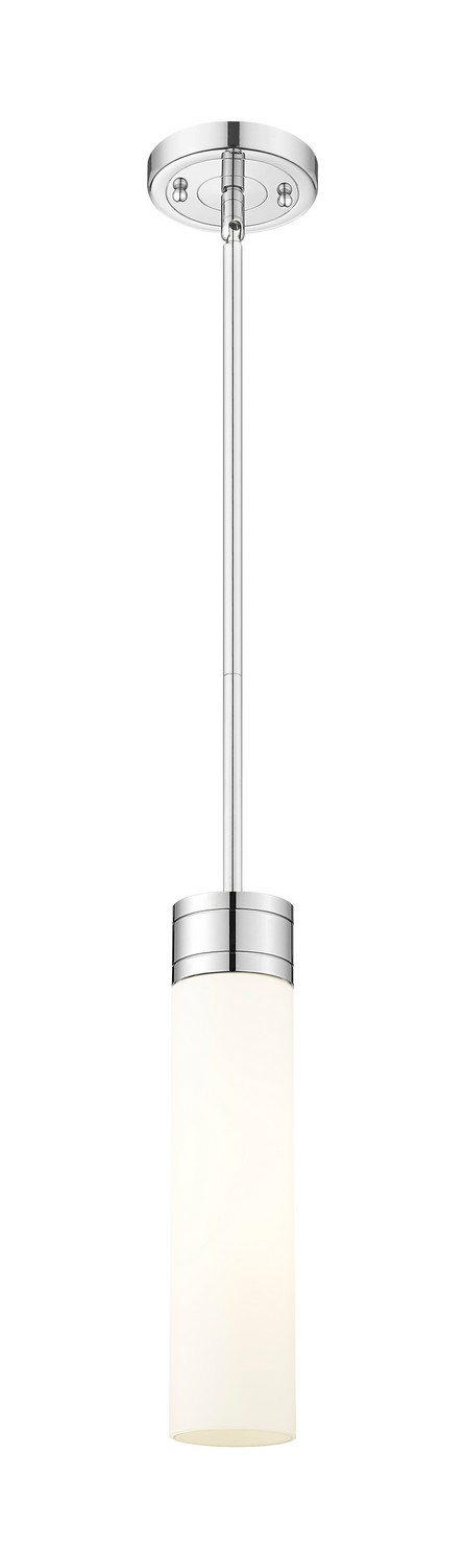 One Light Mini Pendant by Innovations - Downtown Urban Collection, Polished Chrome Finish - 617-1S-PC-G617-11WH