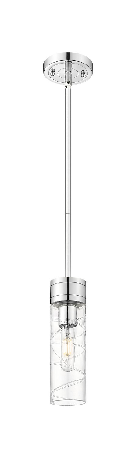 One Light Mini Pendant by Innovations - Downtown Urban Collection, Polished Chrome Finish - 617-1S-PC-G617-8DE