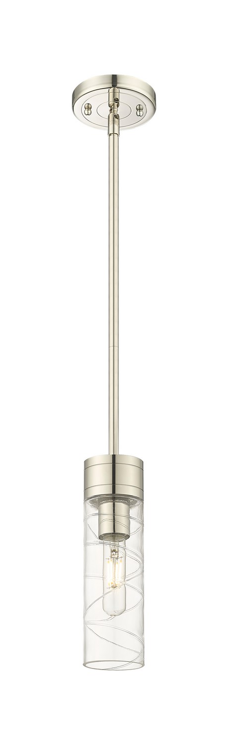 One Light Mini Pendant by Innovations - Downtown Urban Collection, Polished Nickel Finish - 617-1S-PN-G617-8DE