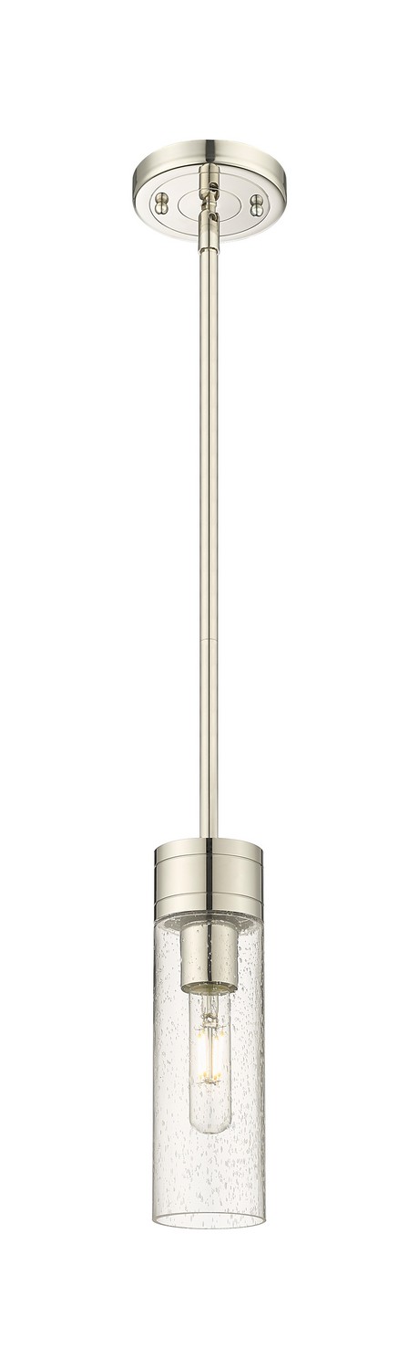 One Light Mini Pendant by Innovations - Downtown Urban Collection, Polished Nickel Finish - 617-1S-PN-G617-8SDY