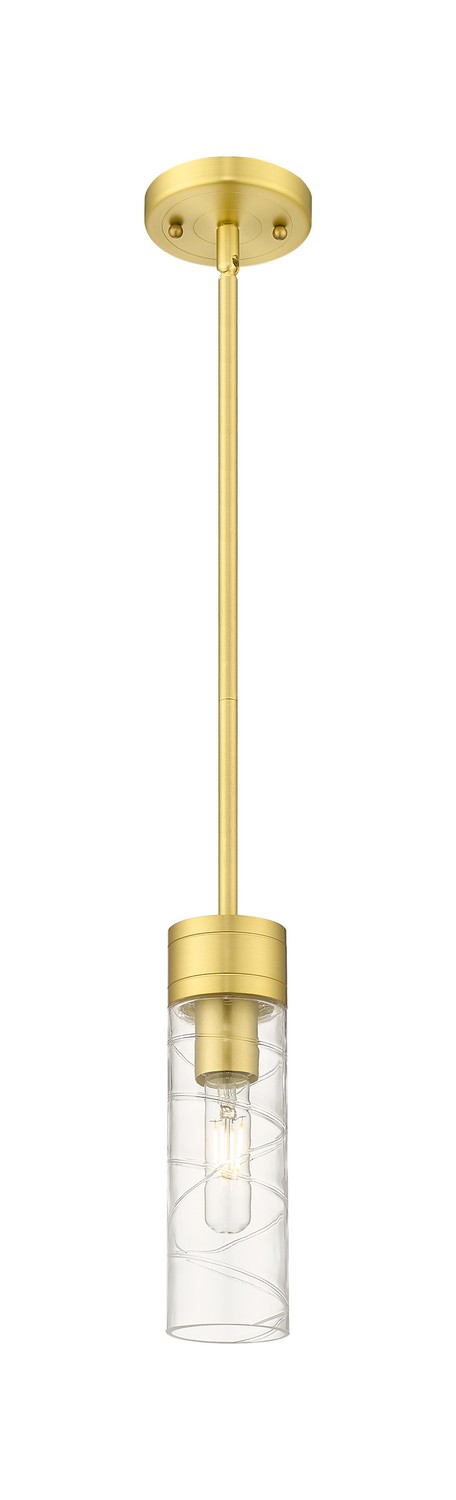 One Light Mini Pendant by Innovations - Downtown Urban Collection, Satin Gold Finish - 617-1S-SG-G617-8DE