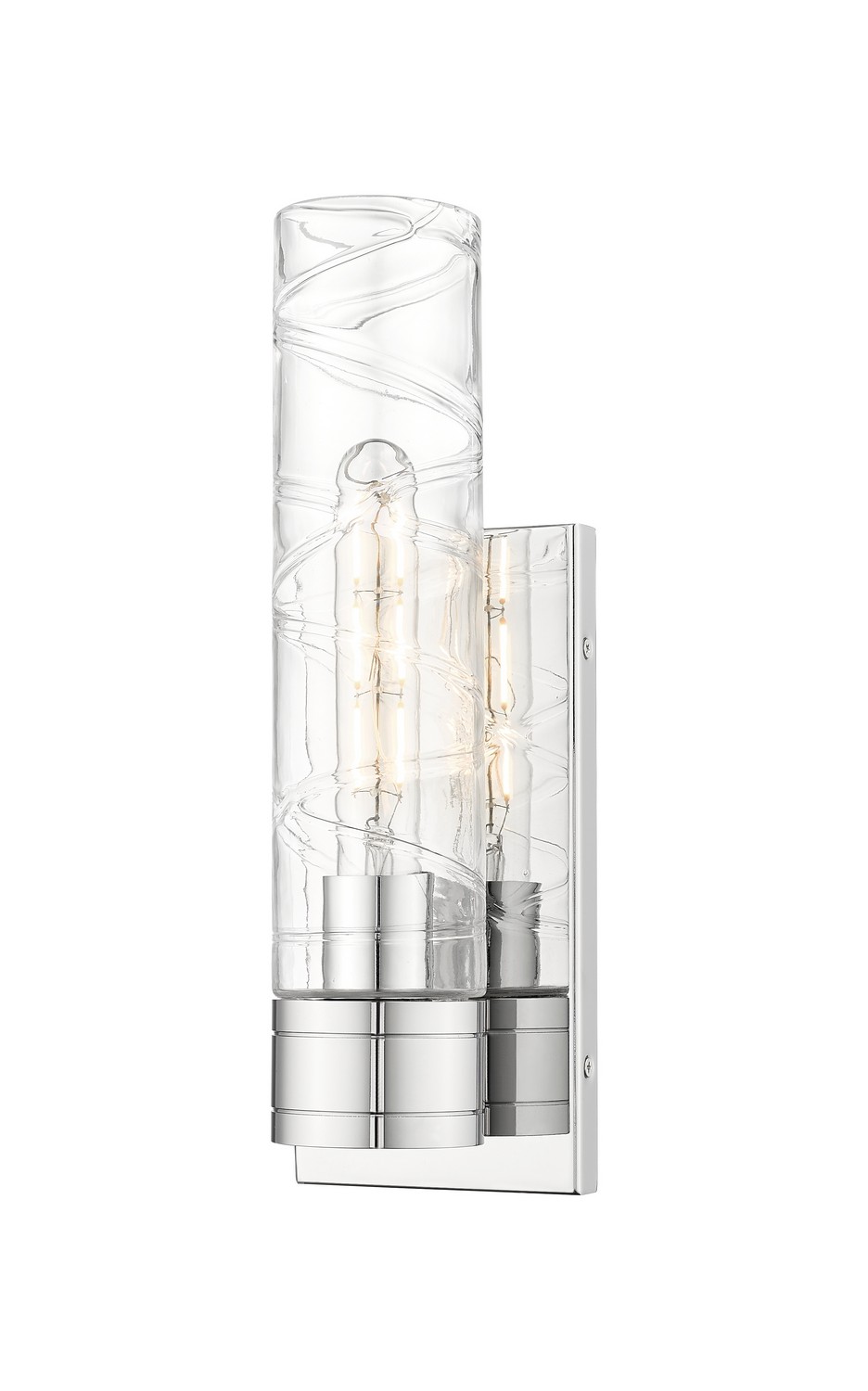 One Light Wall Sconce by Innovations - Downtown Urban Collection, Polished Chrome Finish - 617-1W-PC-G617-11DE
