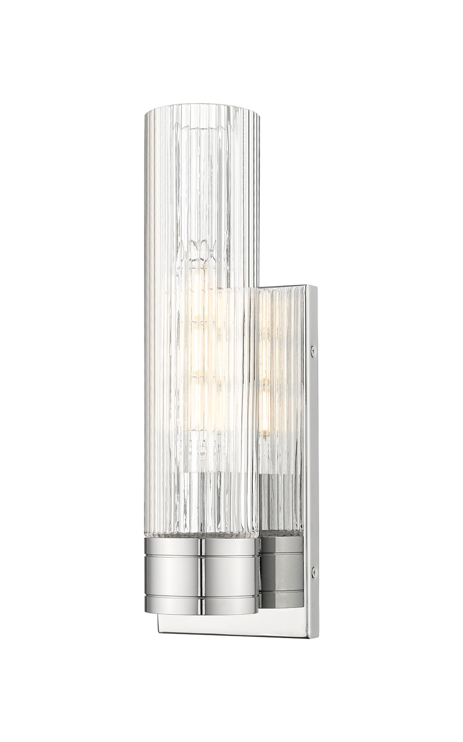 One Light Wall Sconce by Innovations - Downtown Urban Collection, Polished Chrome Finish - 617-1W-PC-G617-11SCL