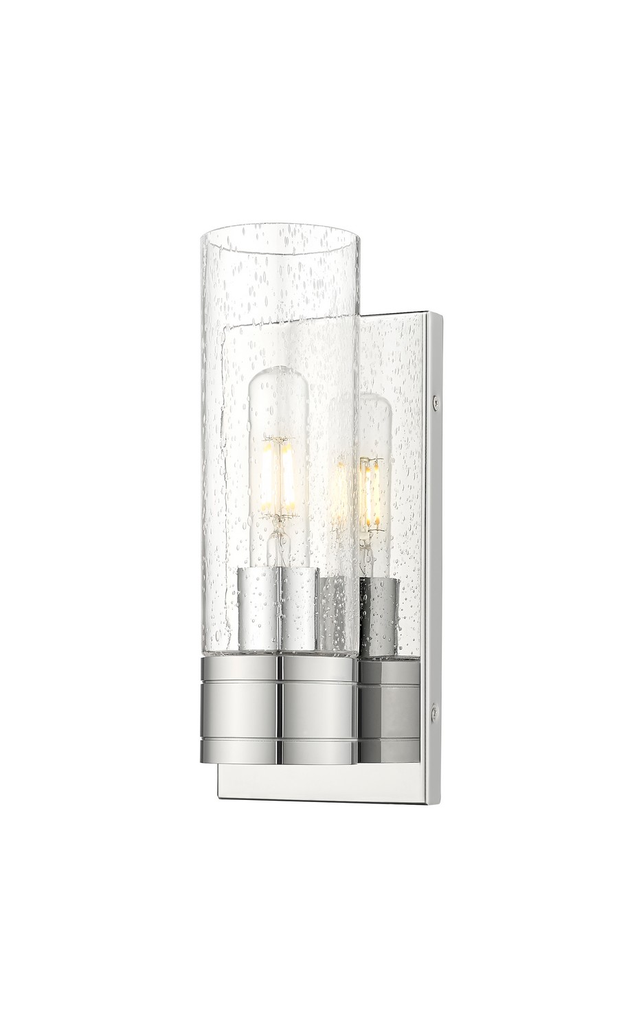 One Light Wall Sconce by Innovations - Downtown Urban Collection, Polished Chrome Finish - 617-1W-PC-G617-8SDY