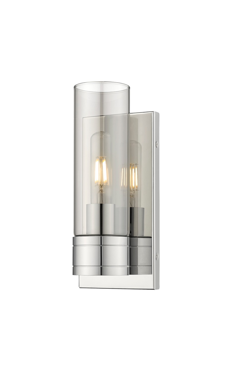 One Light Wall Sconce by Innovations - Downtown Urban Collection, Polished Chrome Finish - 617-1W-PC-G617-8SM