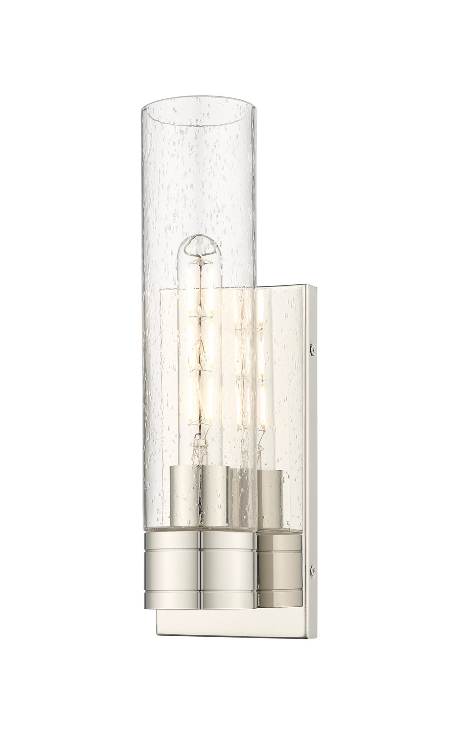 One Light Wall Sconce by Innovations - Downtown Urban Collection, Polished Nickel Finish - 617-1W-PN-G617-11SDY