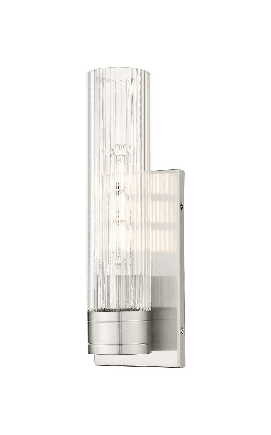 One Light Wall Sconce by Innovations - Downtown Urban Collection, Satin Nickel Finish - 617-1W-SN-G617-11SCL