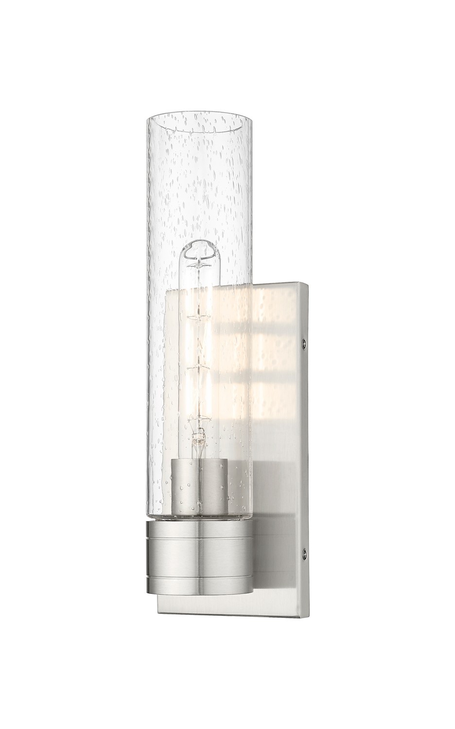 One Light Wall Sconce by Innovations - Downtown Urban Collection, Satin Nickel Finish - 617-1W-SN-G617-11SDY