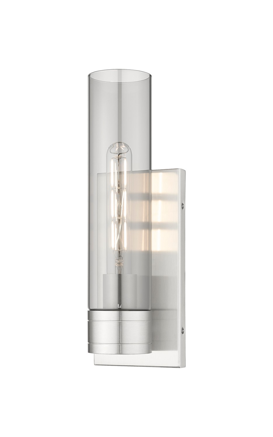One Light Wall Sconce by Innovations - Downtown Urban Collection, Satin Nickel Finish - 617-1W-SN-G617-11SM