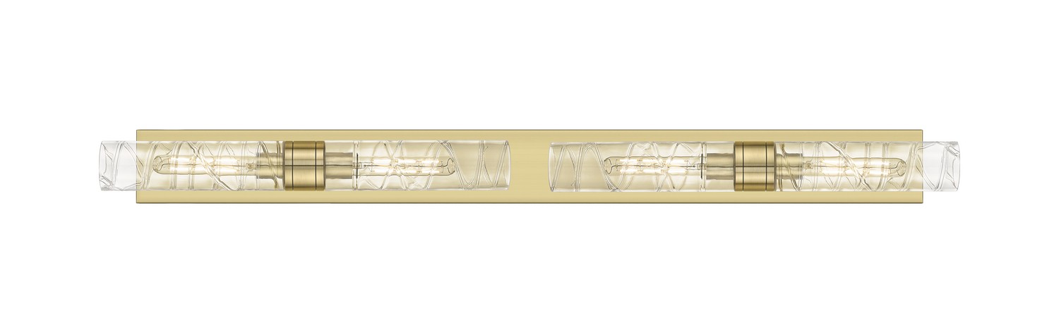 Four Light Bath Vanity by Innovations - Downtown Urban Collection, Antique Brass Finish - 617L-4W-AB-G617-11DE