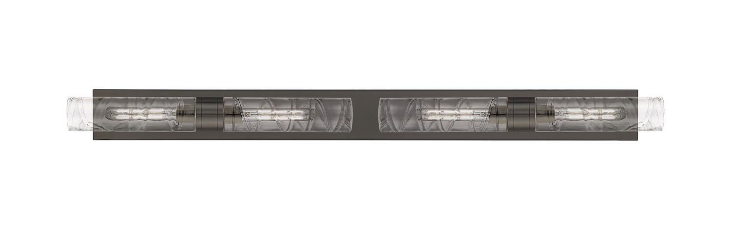 Four Light Bath Vanity by Innovations - Downtown Urban Collection, Oil Rubbed Bronze Finish - 617L-4W-OB-G617-11DE