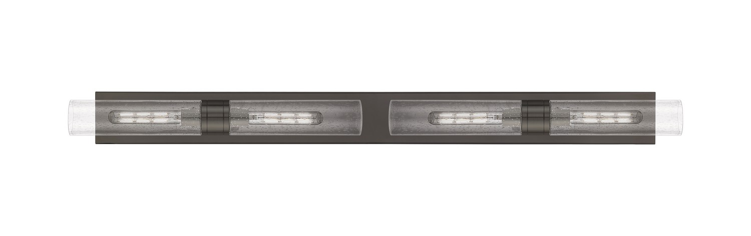 Four Light Bath Vanity by Innovations - Downtown Urban Collection, Oil Rubbed Bronze Finish - 617L-4W-OB-G617-11SDY