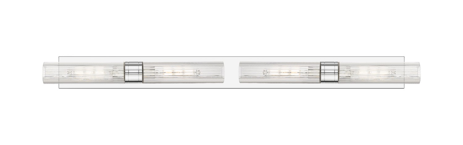 Four Light Bath Vanity by Innovations - Downtown Urban Collection, Polished Chrome Finish - 617L-4W-PC-G617-11SCL