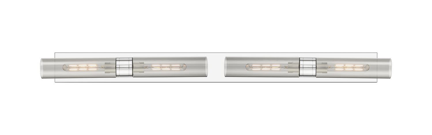 Four Light Bath Vanity by Innovations - Downtown Urban Collection, Polished Chrome Finish - 617L-4W-PC-G617-11SM
